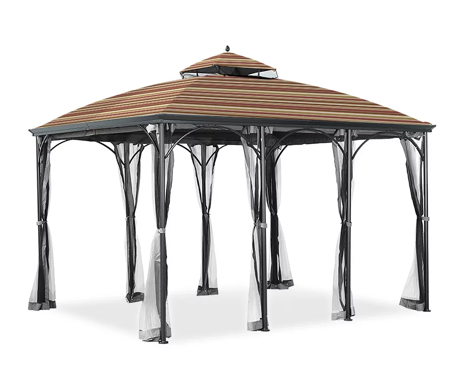 Somerset Gazebo Canyon Stripe Replacement Canopy 10 Somerset Gazebo Canyon Stripe Replacement Canopy - Image 8