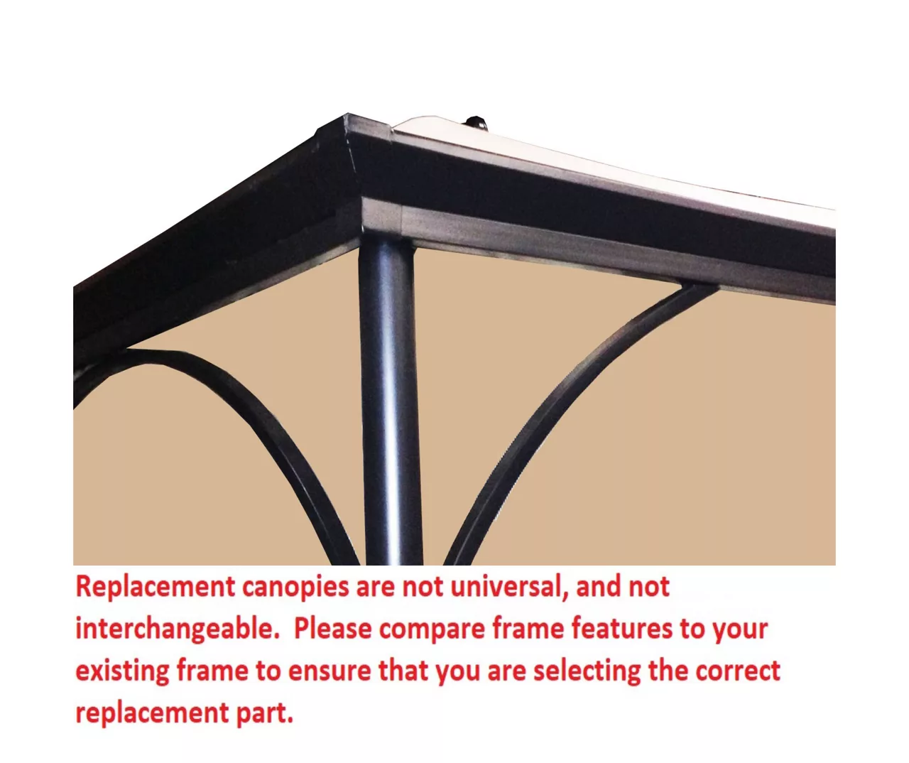 Somerset Gazebo Canyon Stripe Replacement Canopy 11 Somerset Gazebo Canyon Stripe Replacement Canopy - Image 9
