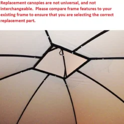 Somerset Gazebo Canyon Stripe Replacement Canopy 16 Somerset Gazebo Canyon Stripe Replacement Canopy -Household Items Sale 810549339 5