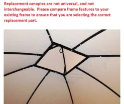 Somerset Gazebo Canyon Stripe Replacement Canopy 21 Somerset Gazebo Canyon Stripe Replacement Canopy -Household Items Sale 810549339 51