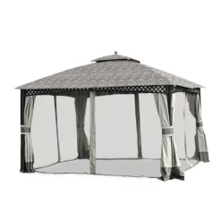 Windsor Dome Gazebo Beige Damask Replacement Canopy 18 Windsor Dome Gazebo Beige Damask Replacement Canopy -Household Items Sale 810549379 3