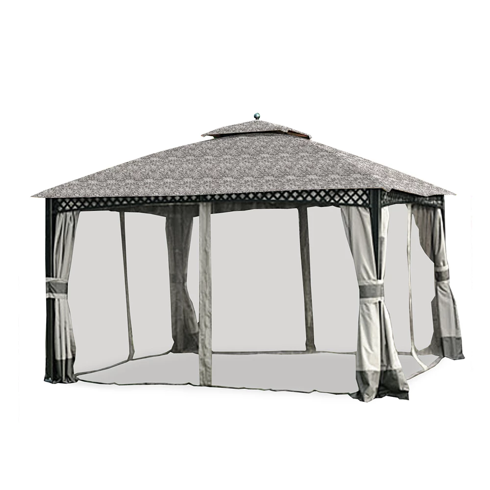 Windsor Dome Gazebo Beige Damask Replacement Canopy 5 Windsor Dome Gazebo Beige Damask Replacement Canopy - Image 3