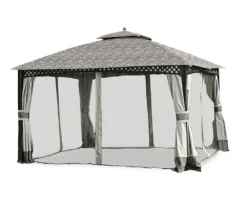 Windsor Dome Gazebo Beige Damask Replacement Canopy 25 Windsor Dome Gazebo Beige Damask Replacement Canopy -Household Items Sale 810549379 31