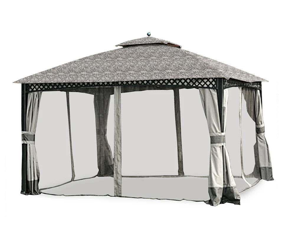 Windsor Dome Gazebo Beige Damask Replacement Canopy 12 Windsor Dome Gazebo Beige Damask Replacement Canopy - Image 10