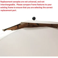 Windsor Dome Gazebo Beige Damask Replacement Canopy 19 Windsor Dome Gazebo Beige Damask Replacement Canopy -Household Items Sale 810549379 4