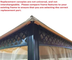Windsor Dome Gazebo Beige Damask Replacement Canopy 28 Windsor Dome Gazebo Beige Damask Replacement Canopy -Household Items Sale 810549379 61