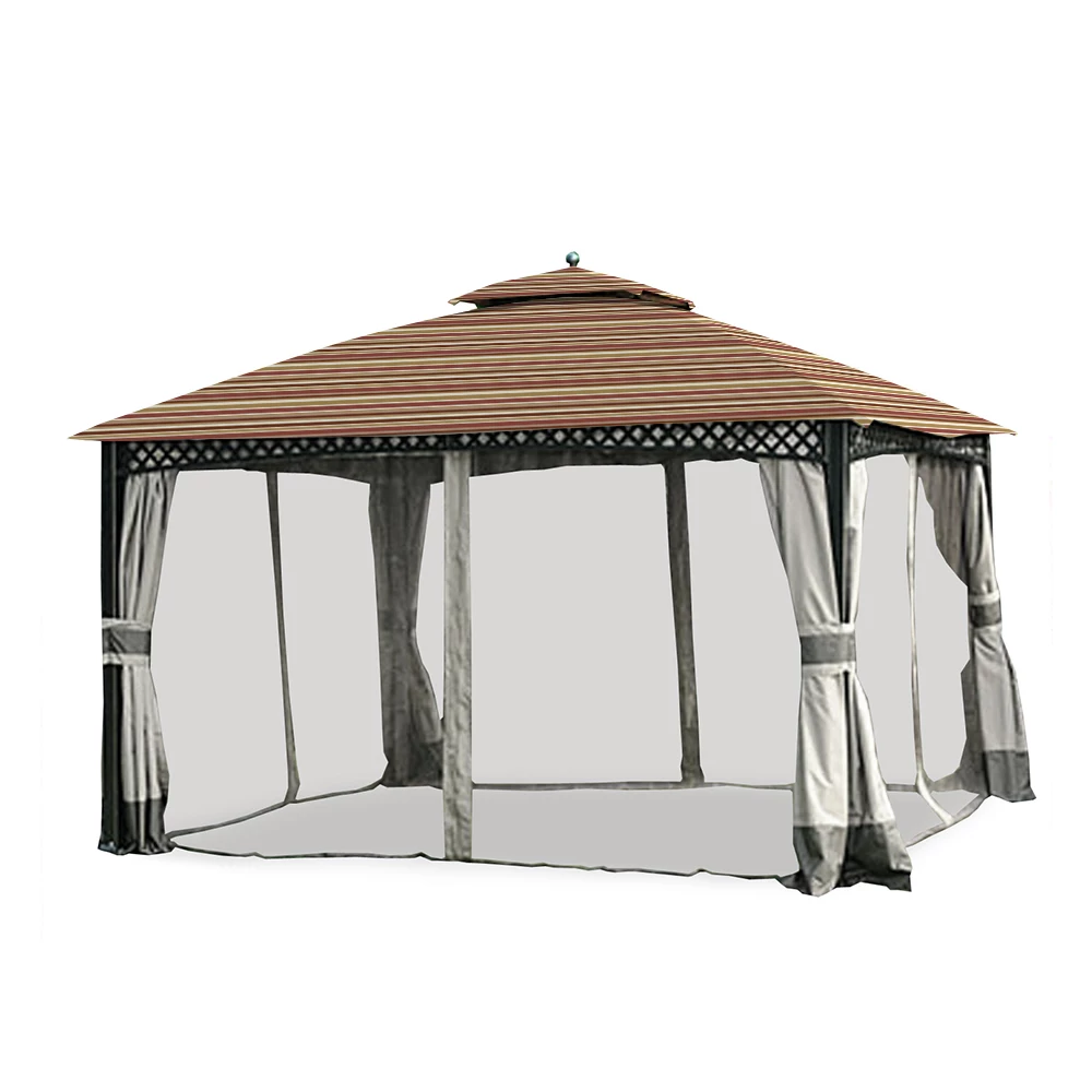 Windsor Dome Gazebo Canyon Stripe Replacement Canopy 5 Windsor Dome Gazebo Canyon Stripe Replacement Canopy - Image 3