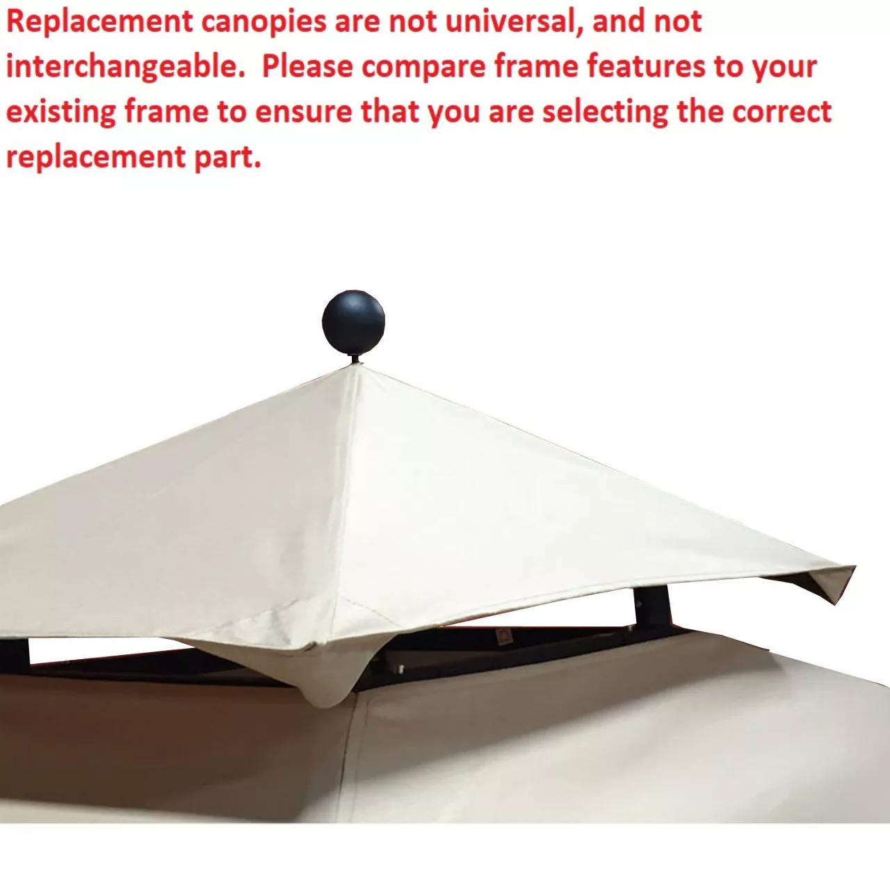 Windsor Grill Gazebo Canyon Stripe Replacement Canopy 9 Windsor Grill Gazebo Canyon Stripe Replacement Canopy - Image 7