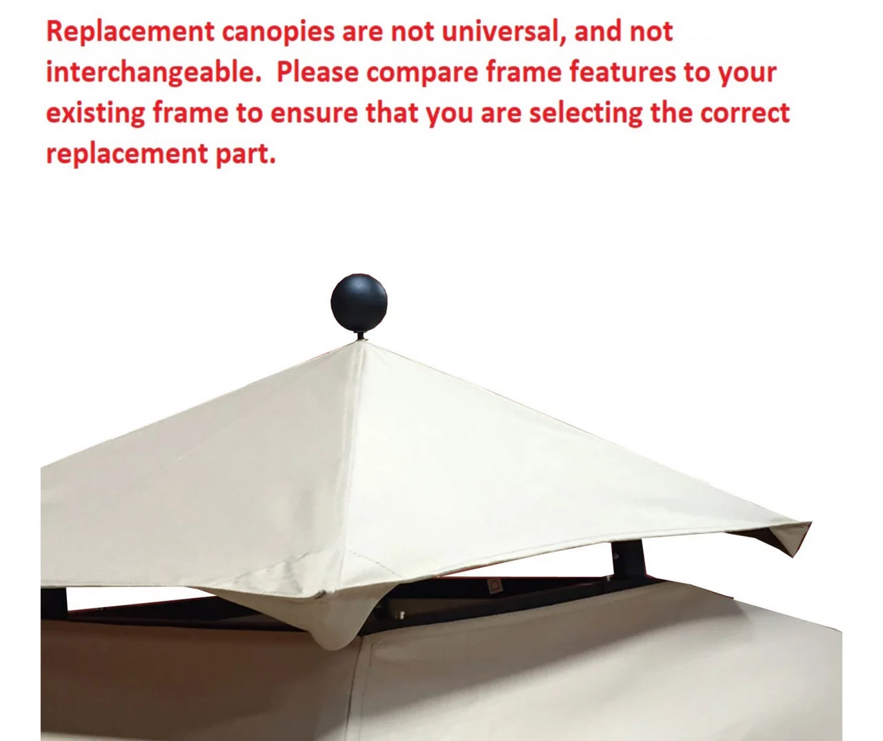 Windsor Grill Gazebo Canyon Stripe Replacement Canopy 17 Windsor Grill Gazebo Canyon Stripe Replacement Canopy - Image 15