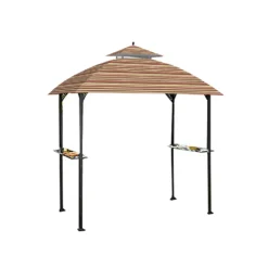Windsor Grill Gazebo Canyon Stripe Replacement Canopy 25 Windsor Grill Gazebo Canyon Stripe Replacement Canopy -Household Items Sale 810549393 8