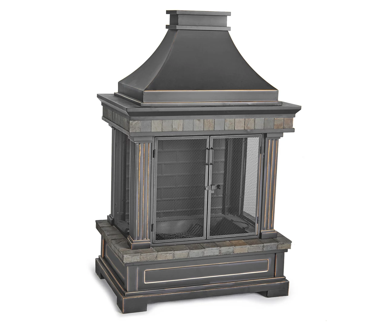 56.3" Eastlake Wood Burning Fireplace 4 56.3" Eastlake Wood Burning Fireplace - Image 2