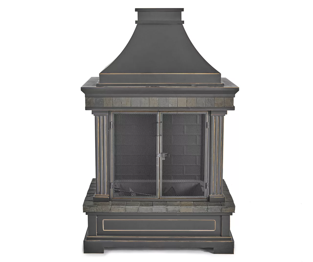 56.3" Eastlake Wood Burning Fireplace 3 56.3" Eastlake Wood Burning Fireplace