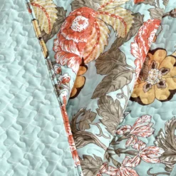 Blue & Yellow Floral Sydney Quilted Throw, (50" X 60") 11 Blue & Yellow Floral Sydney Quilted Throw, (50" X 60") -Household Items Sale 810553516 2