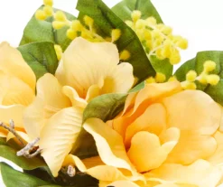 Orange Artificial Magnolia In Galvanized Pot 5 Orange Artificial Magnolia In Galvanized Pot -Household Items Sale 810553912 1