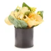 Orange Artificial Magnolia In Galvanized Pot 2 Orange Artificial Magnolia In Galvanized Pot -Household Items Sale 810553912