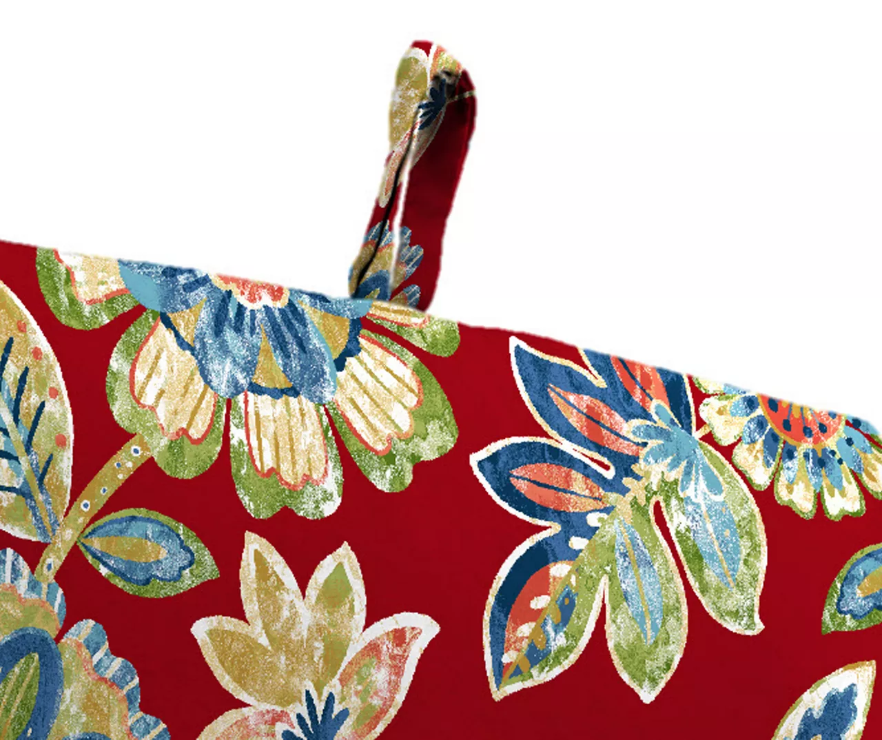 Daelyn Cherry French Edge Outdoor Chair Cushion 9 Daelyn Cherry French Edge Outdoor Chair Cushion - Image 7