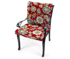 Daelyn Cherry French Edge Outdoor Chair Cushion 24 Daelyn Cherry French Edge Outdoor Chair Cushion -Household Items Sale 810560543 8