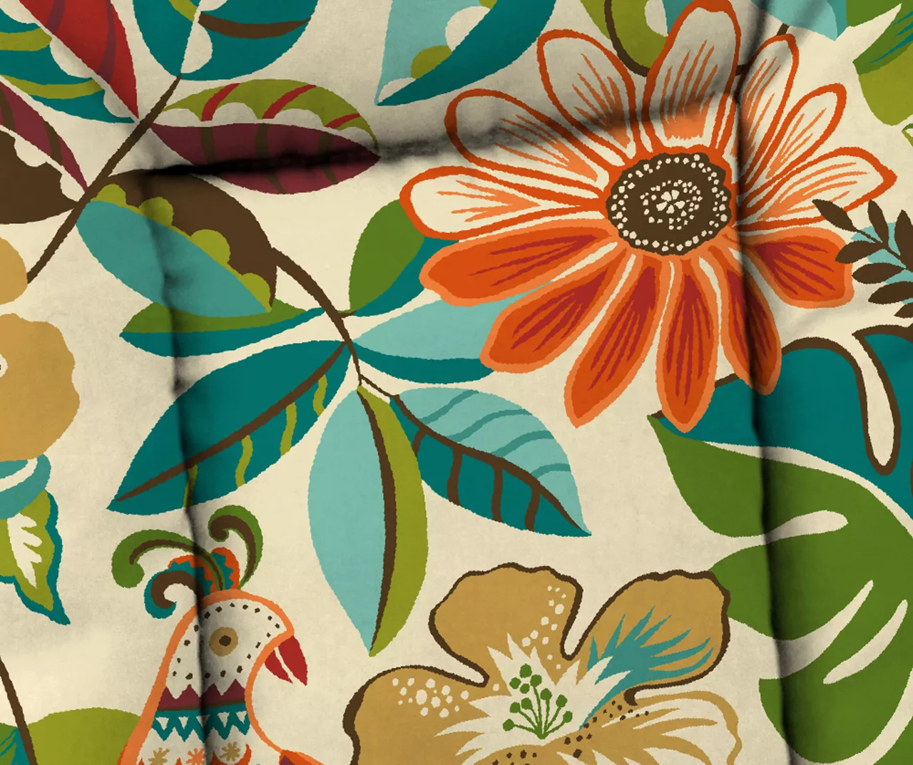 Lensing Jungle Euro Style Outdoor Chair Cushion 10 Lensing Jungle Euro Style Outdoor Chair Cushion - Image 8