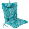 Sea Coral Turquoise Euro Style Outdoor Chair Cushion 2 Sea Coral Turquoise Euro Style Outdoor Chair Cushion -Household Items Sale 810560598 1