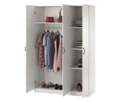 Ivory Oak 3-Door Storage Wardrobe 22 Ivory Oak 3-Door Storage Wardrobe -Household Items Sale 810561398 41