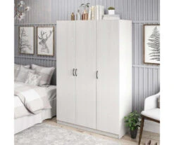 Ivory Oak 3-Door Storage Wardrobe 23 Ivory Oak 3-Door Storage Wardrobe -Household Items Sale 810561398 51