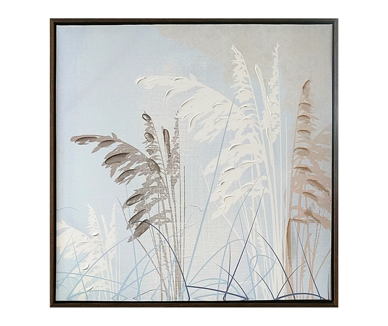 Blue & Brown Botanical Framed Canvas 3 Blue & Brown Botanical Framed Canvas