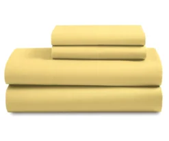 Yellow Microfiber Sheet Set 15 Yellow Microfiber Sheet Set -Household Items Sale 810564916 2