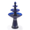 Blue LED 3-Tier Ceramic Fountain 2 Blue LED 3-Tier Ceramic Fountain -Household Items Sale 810566005 1