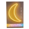 Warm White Crescent Moon Neon LED Wall Light