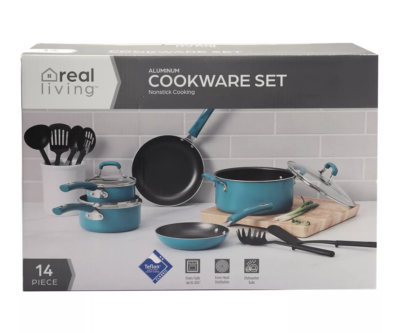 Non-Stick 14-Piece Rivet Handle Cookware Set 6 Non-Stick 14-Piece Rivet Handle Cookware Set - Image 4