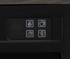 54" Gray Electric Fireplace Console -Household Items Sale 810570726 3