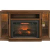 66" Heirloom Cherry Electric Fireplace Console -Household Items Sale 810570830 1
