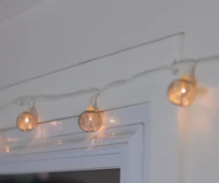 Sienna Silver Mesh Globe LED Micro Wide Angle Light Set, 10-Lights -Household Items Sale 810576208 3