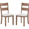 Marley Light Walnut Upholstered Dining Chairs, 2-Pack -Household Items Sale 810579822 A0 1