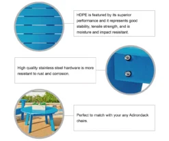 Glitzhome Adirondack Outdoor Coffee Table -Household Items Sale 810582304 5