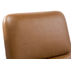 Camel Brown Vegan Leather Office Chair 19 Camel Brown Vegan Leather Office Chair -Household Items Sale 810583520 A8 3