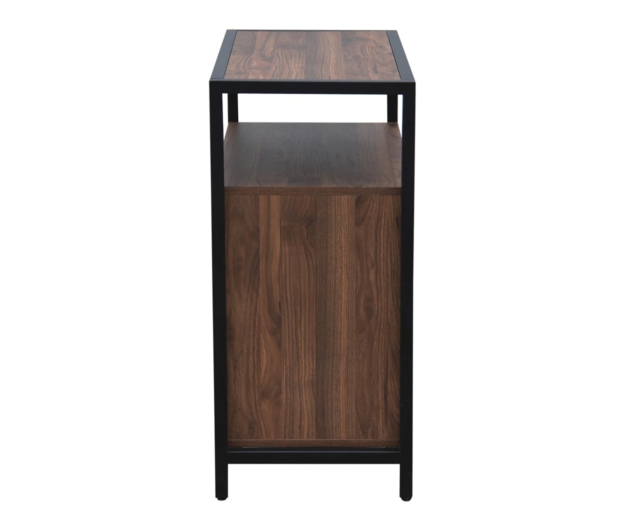 Walnut Chevron 2-Door Storage Cabinet 9 Walnut Chevron 2-Door Storage Cabinet - Image 7