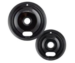 Black Style A Porcelain Drip Bowls, 2-Pack -Household Items Sale 810587151 3