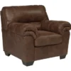 Bladen Coffee Faux Leather Armchair 1 Bladen Coffee Faux Leather Armchair -Household Items Sale 810587481 2 1