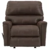 Navi Chestnut Faux Leather Rocker Recliner 1 Navi Chestnut Faux Leather Rocker Recliner -Household Items Sale 810587485 3