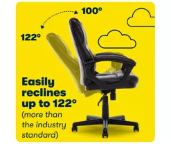 Mitchell Roasted Chestnut Vegan Leather Office Chair -Household Items Sale 810590318 8