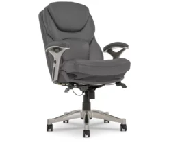 Claremont Gray Bonded Leather Office Chair -Household Items Sale 810590392 4