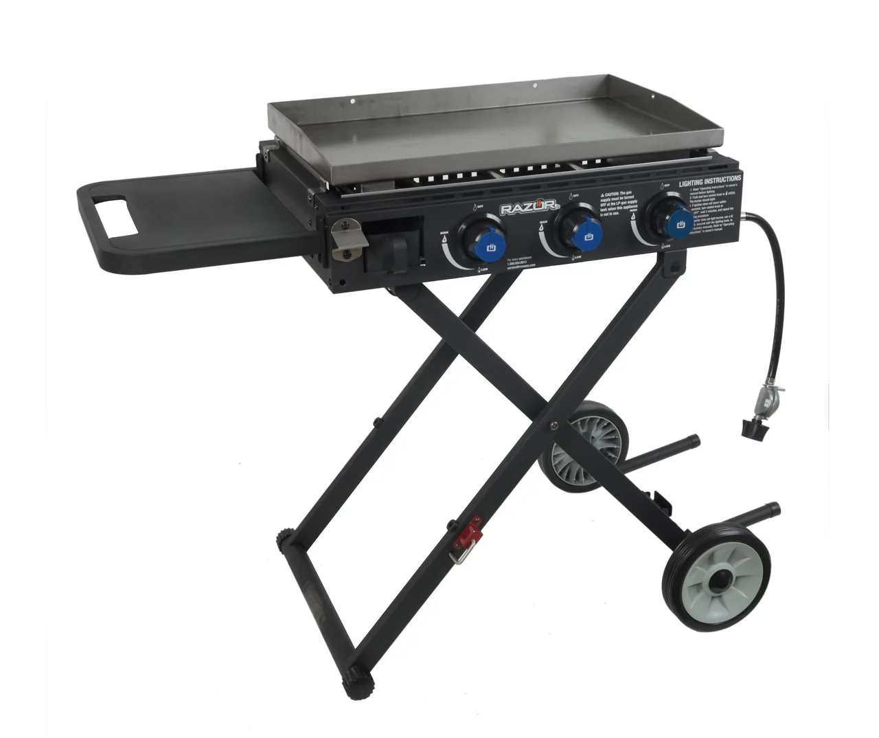 3-Burner Folding Gas Griddle 4 3-Burner Folding Gas Griddle - Image 2