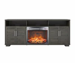 68.7" Foxwick Espresso Electric Fireplace Console