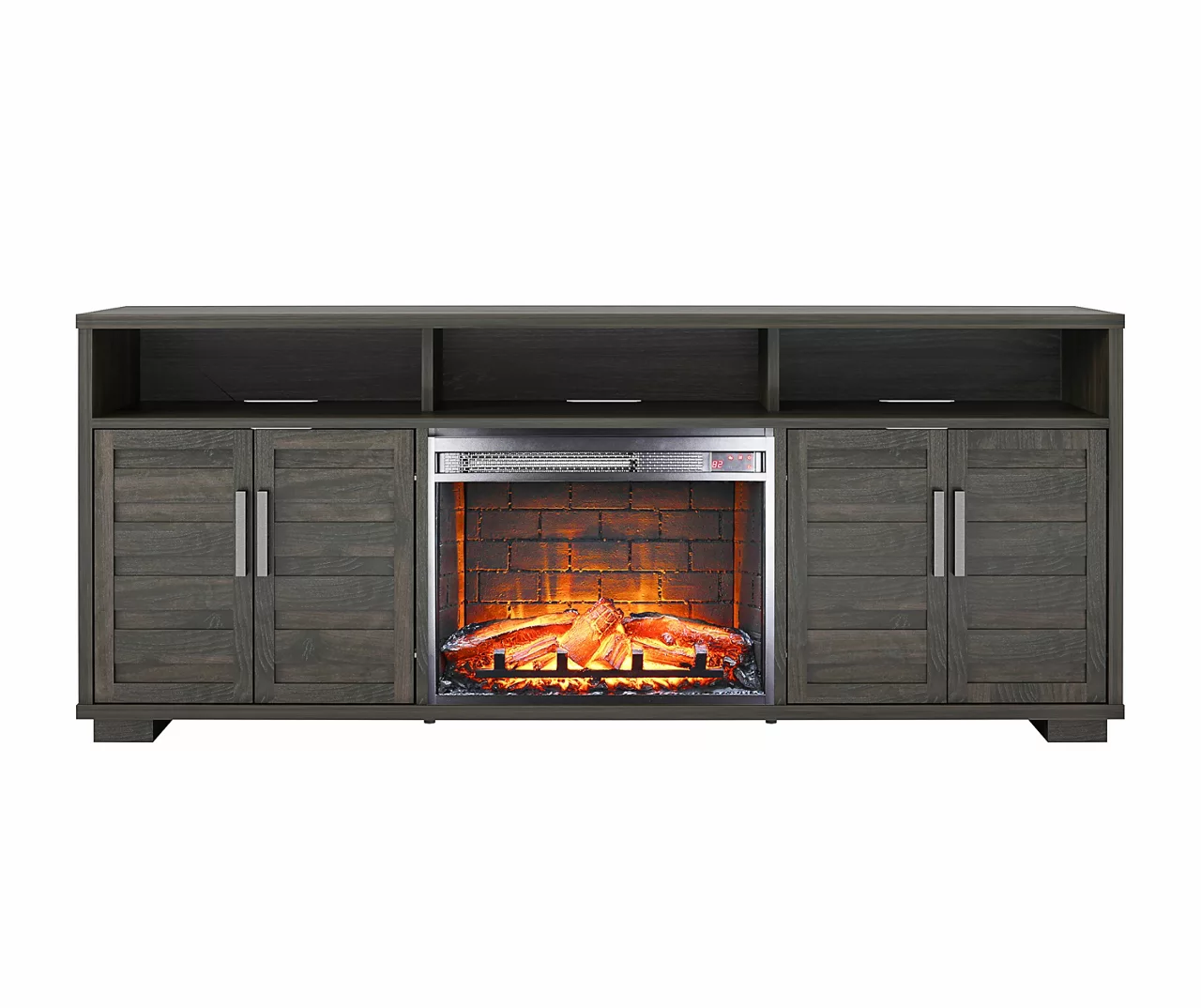 68.7" Foxwick Espresso Electric Fireplace Console 3 68.7" Foxwick Espresso Electric Fireplace Console