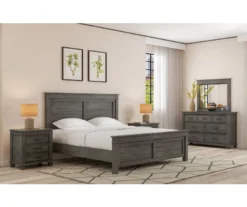 Topeka Warm Gray 3-Drawer Nightstand With USB Charging 15 Topeka Warm Gray 3-Drawer Nightstand With USB Charging -Household Items Sale 810591526 2