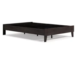 Piperton Black Full Platform Bed Base 11 Piperton Black Full Platform Bed Base -Household Items Sale 810591751 5