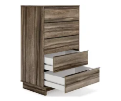 Shallifer Brown 5-Drawer Storage Chest -Household Items Sale 810591841 2