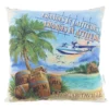 "Changes In Attitudes" Blue Tropical Scene Outdoor Throw Pillow 2 "Changes In Attitudes" Blue Tropical Scene Outdoor Throw Pillow -Household Items Sale 810592565 A0