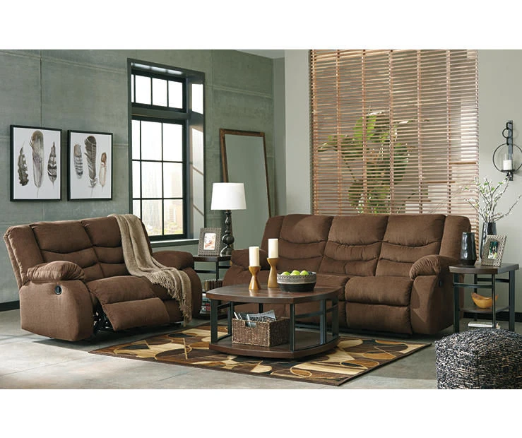 Tulen Chocolate Reclining Sofa 7 Tulen Chocolate Reclining Sofa - Image 5